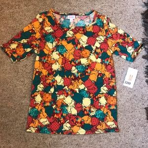 Lula Roe multi-colored tee